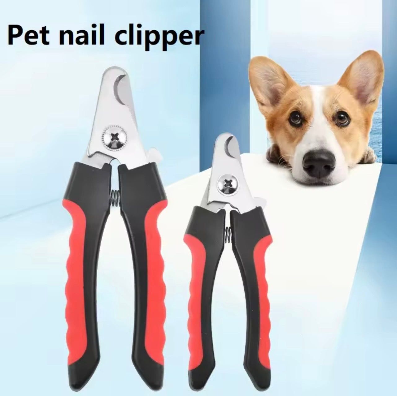 🐾 Pet Nail Clippers – Safe Cat & Dog Nail Trimmer Scissors for Small to Large Pets