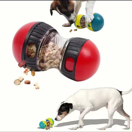 Interactive Dog Treat Dispenser Toy - Slow Feeder Puzzle Ball for Dogs